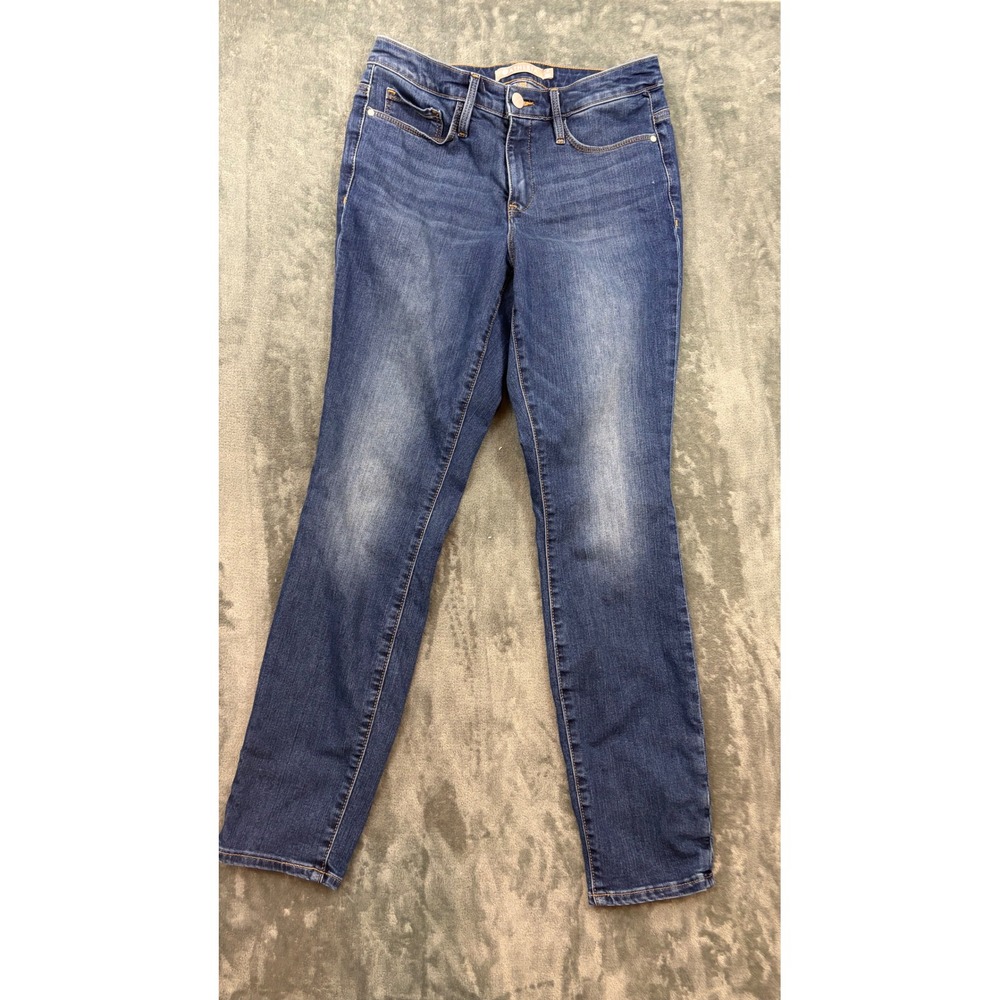 Athleta Jeans Women 6 Blue Good Sculpt Tight Skinny Denim Mid Rise